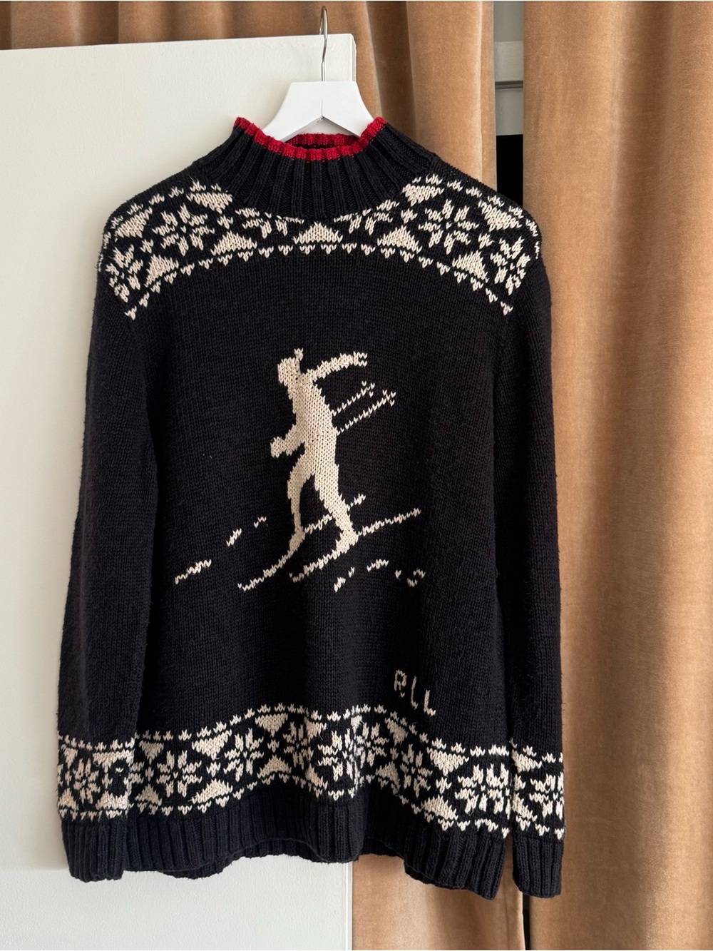 Vintage Rare Hand Knit Lauren Ralph Lauren Sweater